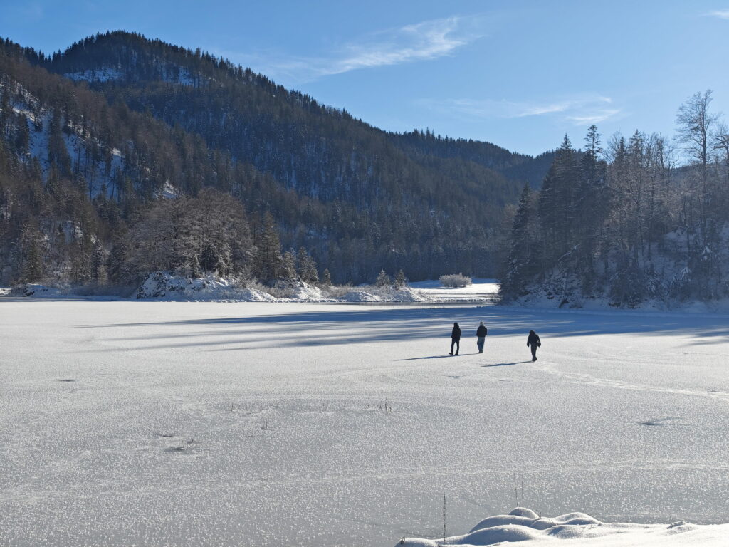 Am Weitsee winterwandern Reit im Winkl